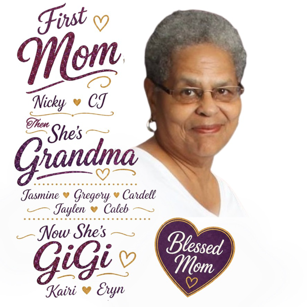 Custom special occasion design: Momma, My First Love