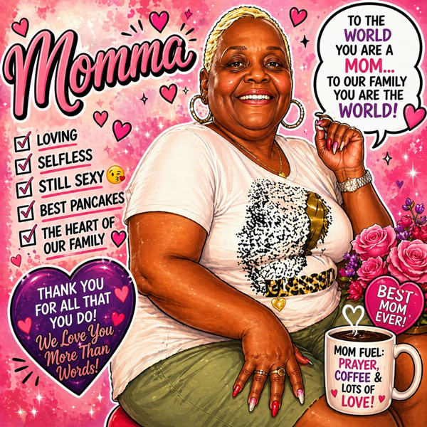 Custom special occasion design: Monica's Mom